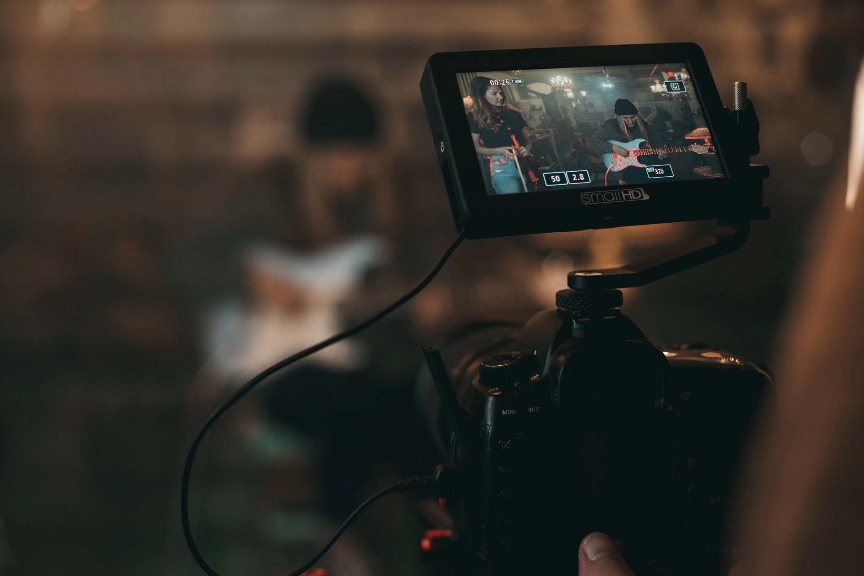 Professional videography setup